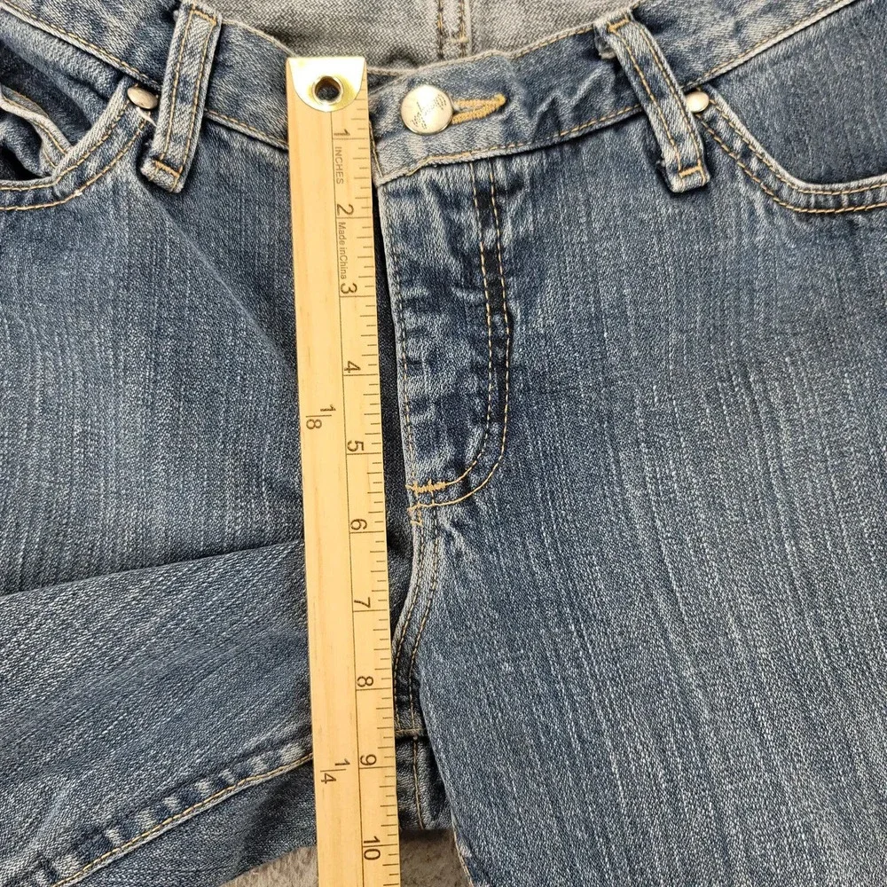 Wrangler Jeans Womens 8 Short Blue Denim A Sweet Fit Bootcut Medium Wash Comfort